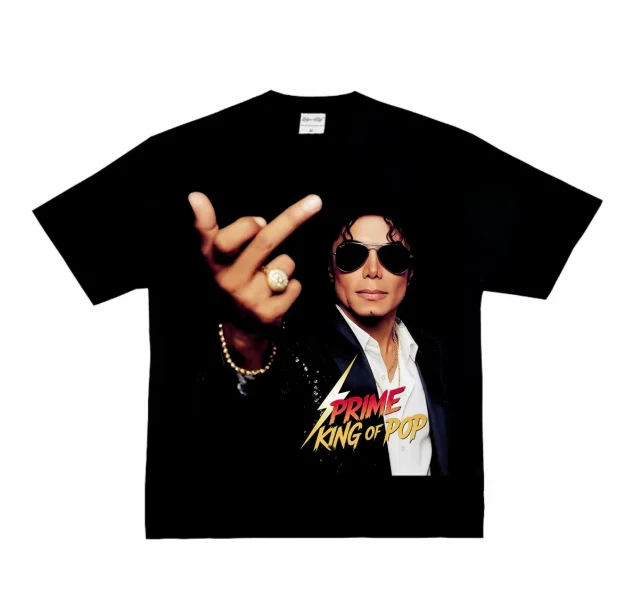 Summer Men's MJ Michael Jackson Printed 100%CottonNeutral O-Neck Short Sleeve Men's and Women's Fashion Hip Hop T-shirt Fan Gift