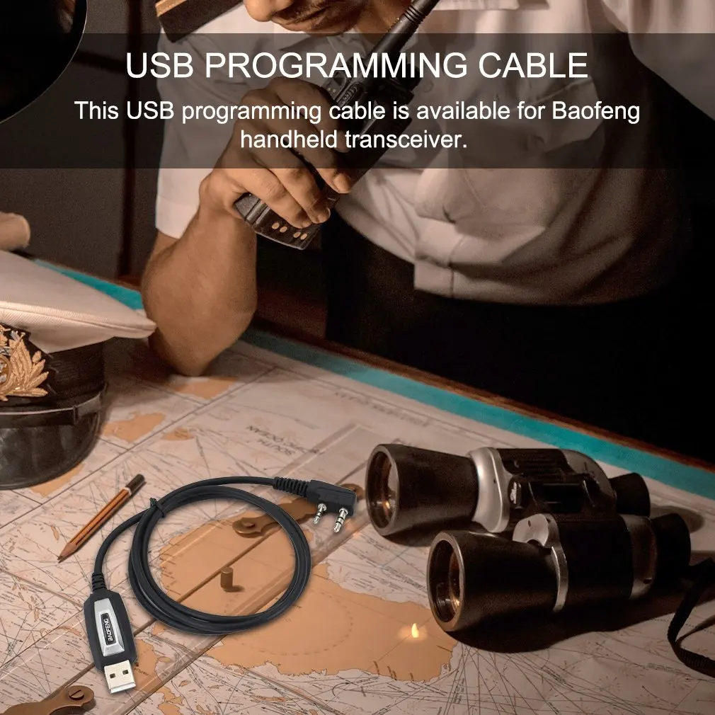 Neuer USB-Programmier kabel/Kabel-CD-Treiber für Baofeng-Uv-5R/Bf-888S-Handheld-Transceiver USB-Programmier kabel Schnelle Lieferung