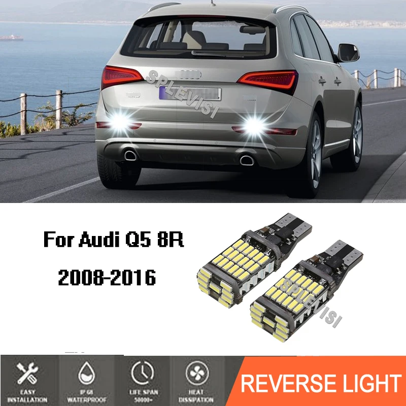 

Car Backup Reserve Lights Upgrade Bulb Lights 12V White For Audi Q5 8R 2008 2009 2010 2011 2012 2013 2014 2015 2016