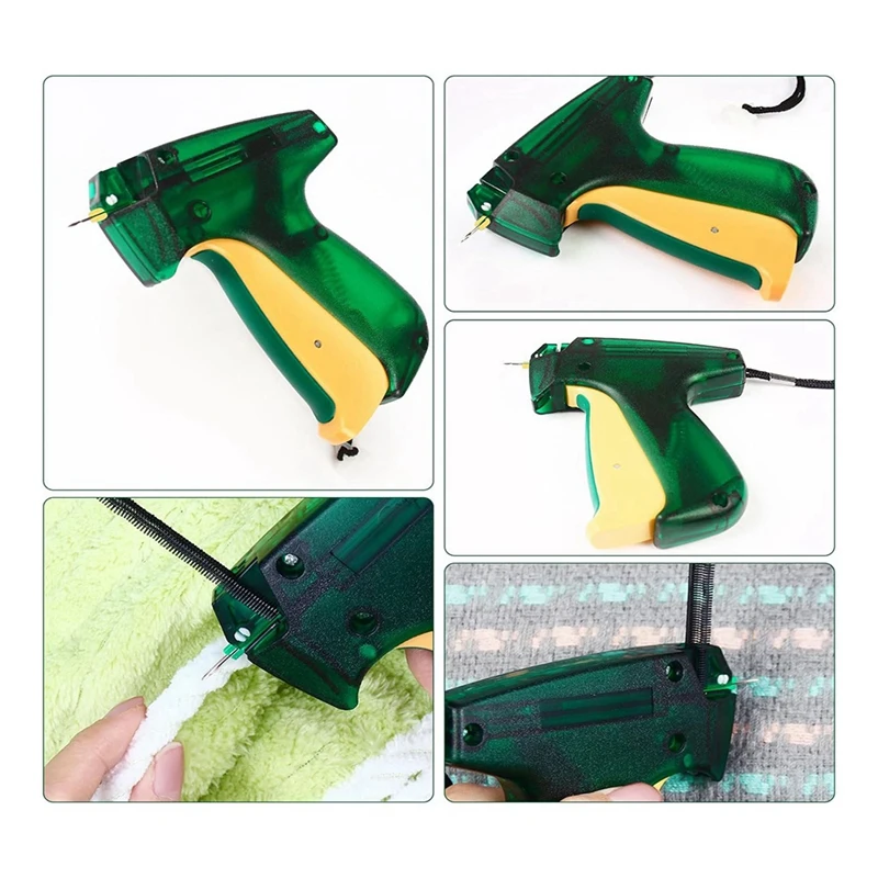 Рукоделие для одежды, этикетка для одежды с 2 тонкими иглами-2000 Черный и 2000 белый микро-тип для квилтинга швов