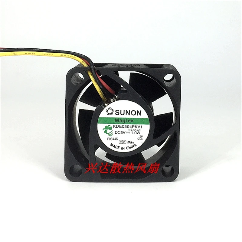 New original for SUNON 4cm 3-wire chassis cooling fan KDE0504PKV1 5V 1.0W 40*20MM routing switch silent fan