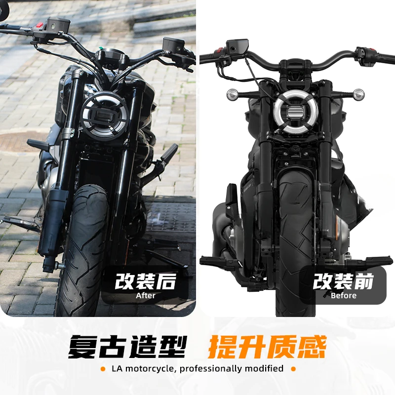

Applicable to Benda Jinjila 350 motorcycle modified headlight protective net retro headlight protective cover light stand