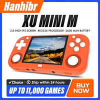 Ampown XU MINI M Handheld Game Console 2.8'' Screen Linux OS MINIM Retro Simulator Video Player Portable Console Children Gifts