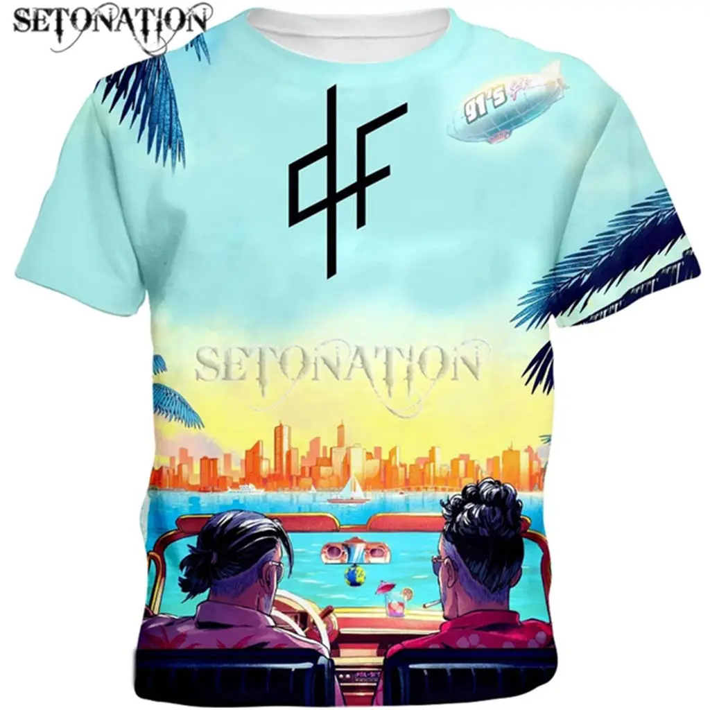 PNL men women New fashion cool 3D printed t-shirts Harajuku style tshirt streetwear summer tops