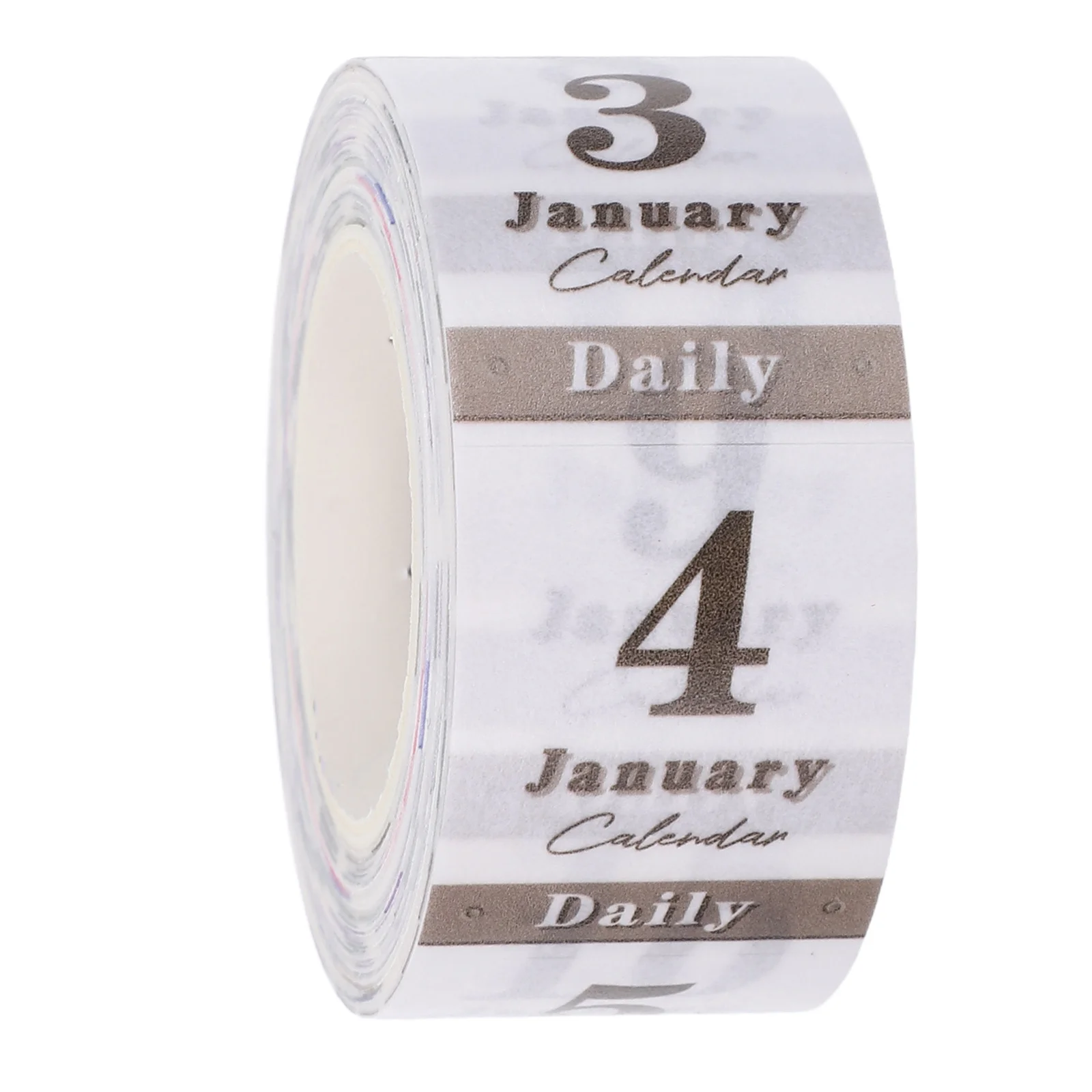 

1 Box 365 Day Calendar Paper Stickers Washi Quality Monthly Daily Planner Labels Time Management Organization Decorative
