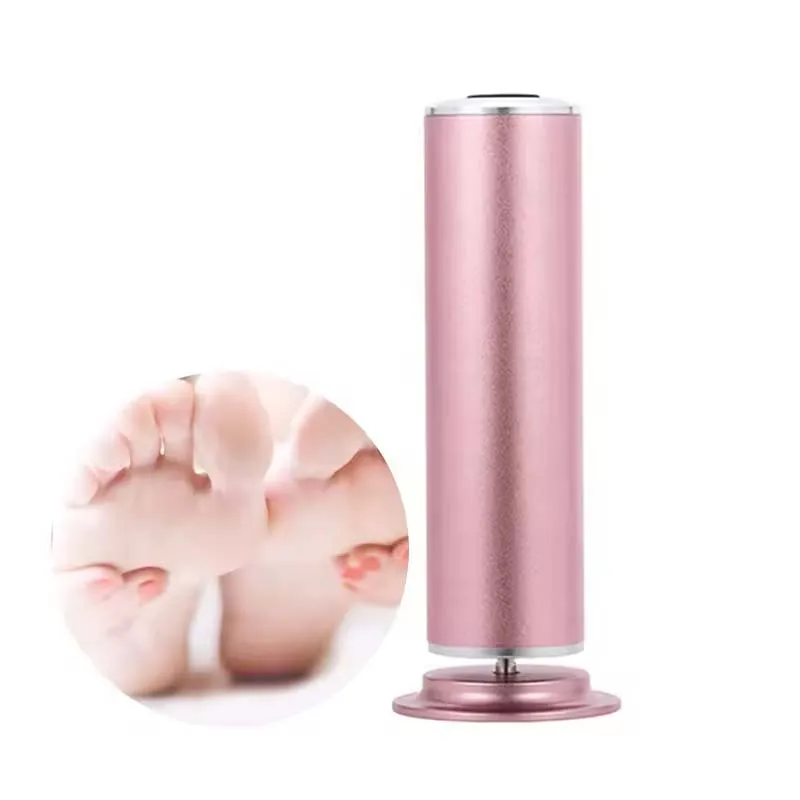 Stainless steel electric foot scrubber Plug-in automatic exfoliator and tool for removing calluses
