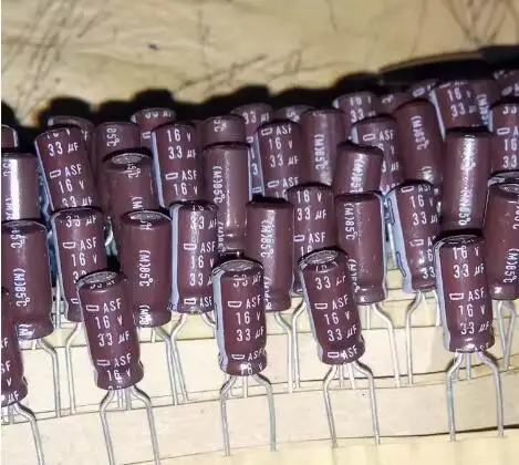 30pcs/lot Original Nippon ASF 16V 33UF 5x11 Copper Pin Audio Electrolytic Capacitor from Japan free shipping