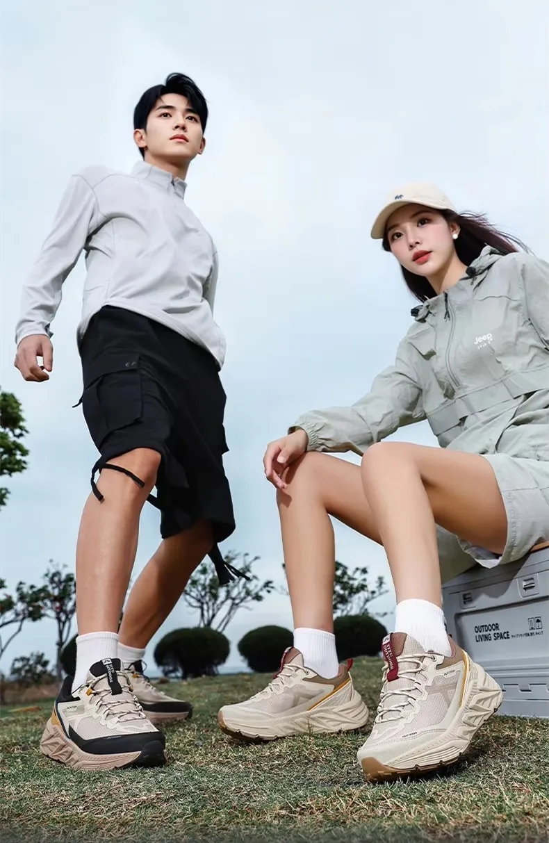 Unisex-Wanderschuhe für Herren, Sneakers, hochwertige, trendige, rutschfeste, bequeme Outdoor-Sport-Trainings-Schuhe, Laufschuhe für Damen – Detail 3