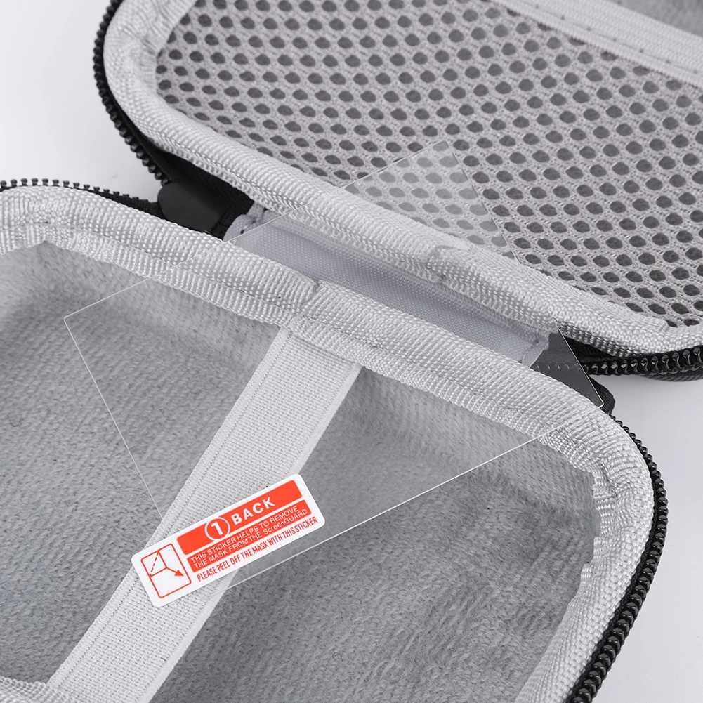 

Hard Carrying Case Tempered Glass Screen Protector Travel Protective Case Protection Bag for Trimui Brick Protector Accessories