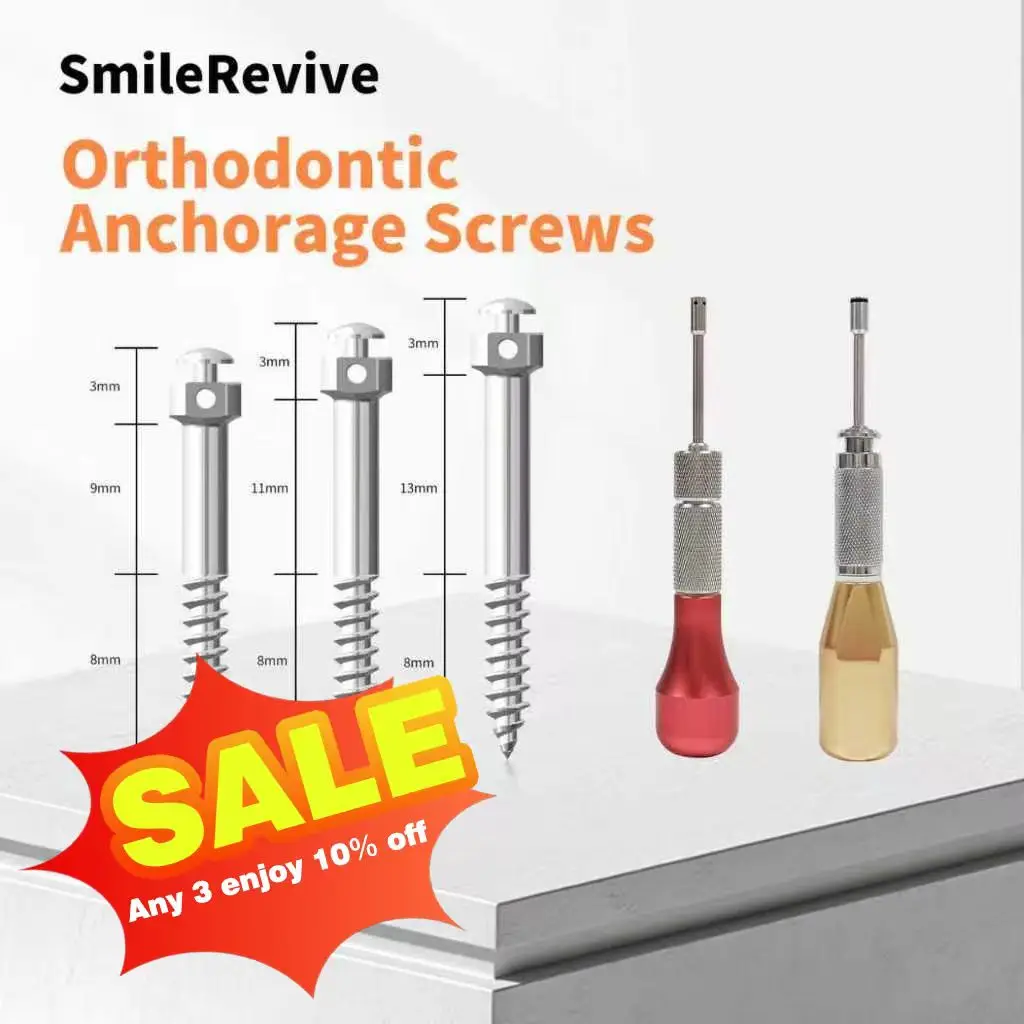 

SmileRevive Dental ‌ Ортодонтические имплантаты: анкерные винты, мини-винты для расширения кости и отвертка
