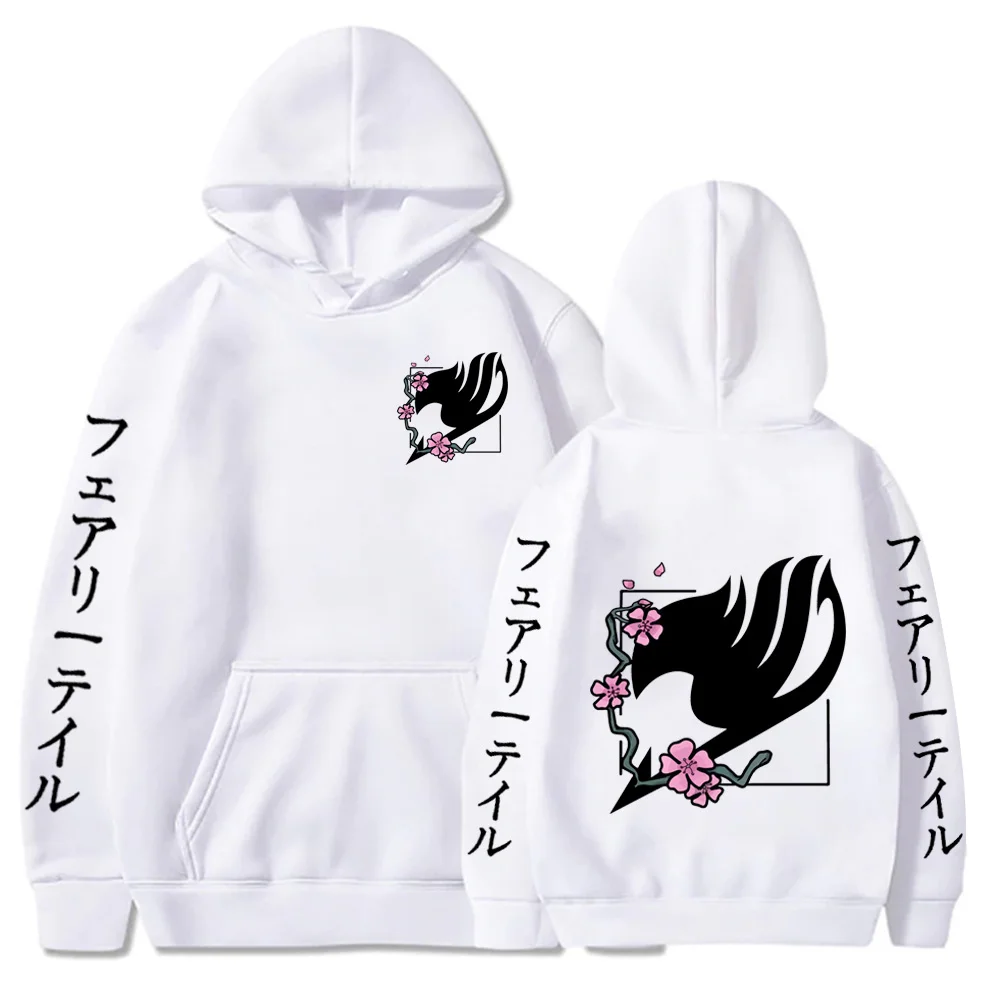 Anime Fairy Tail Clothes Men Women Manga Hoodies Casual Loose Sweatshirt Long Sleeve Streetwear Harajuku Unisex Pullover