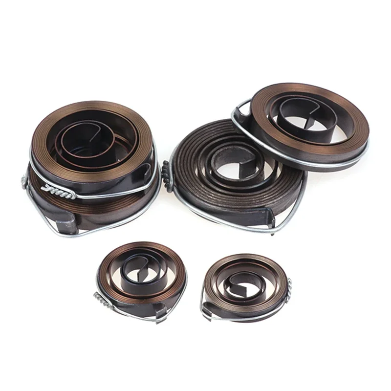 1 قطعة 0.7-1.5 سمك 680-1540 مللي متر طول دوامة سلك مسطح لفائف التواء الربيع قوة ثابتة تمديد الينابيع