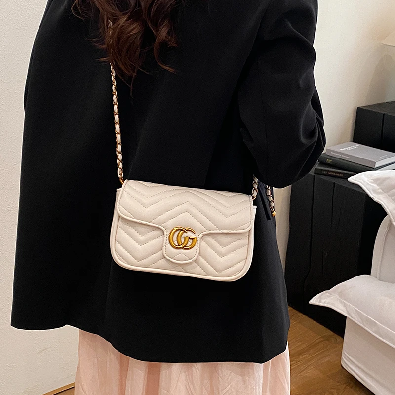 

Vintage Noble Line Women Shoulder Bag Elegant Leather Crossbody Bag High End Tote