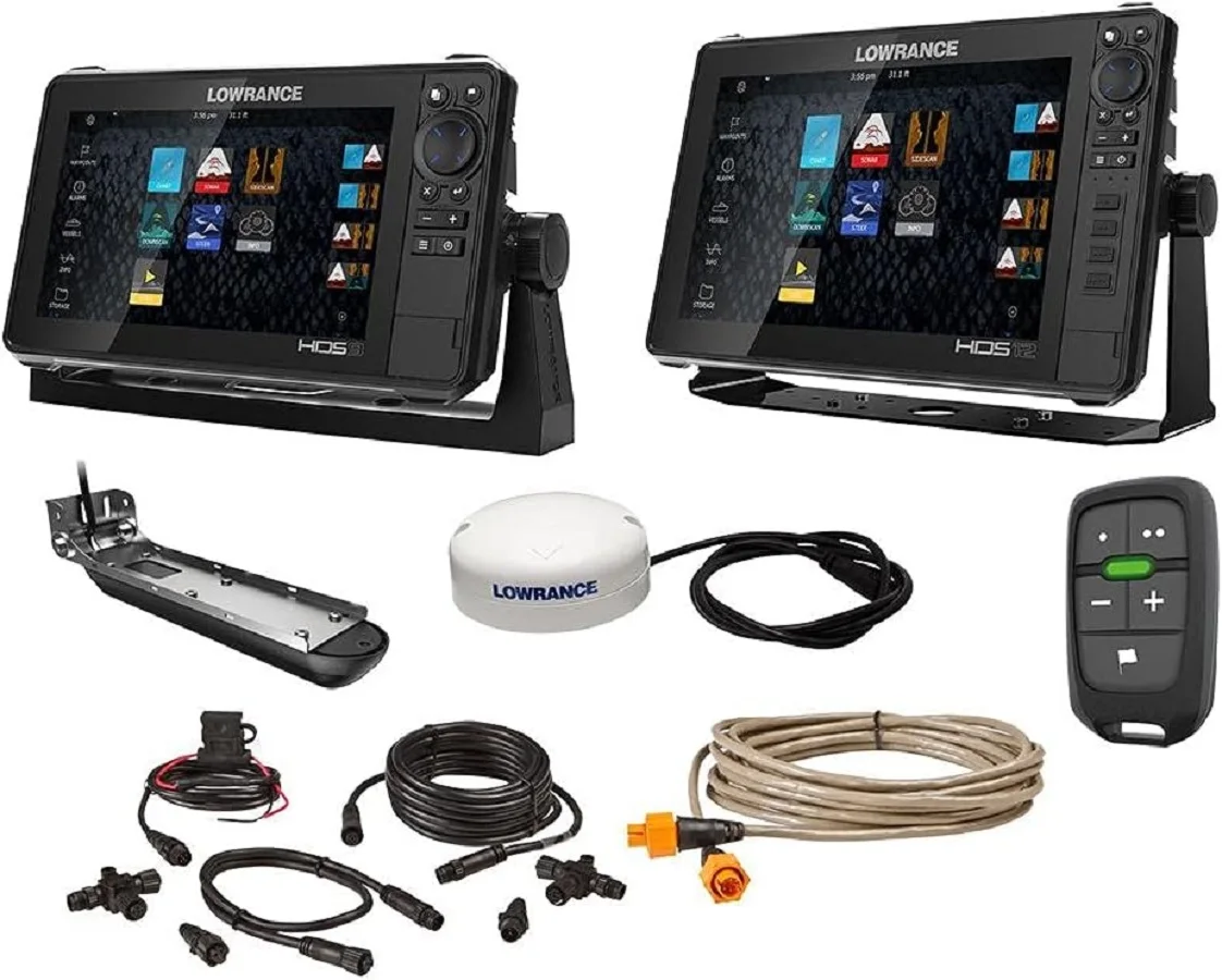 

Lowrance HDS Live Bundle - 9 & 12 дисплей AI 3-в-1 T/M Преобразователь