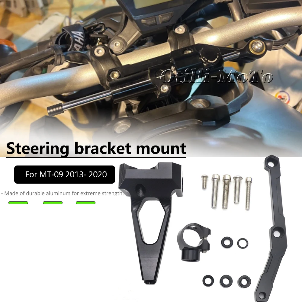 

Motorcycle Modification Accessories For Yamaha MT09 mt-09 FZ09 2013-2020 Mounting steering bracket stabilizer damper bracket kit
