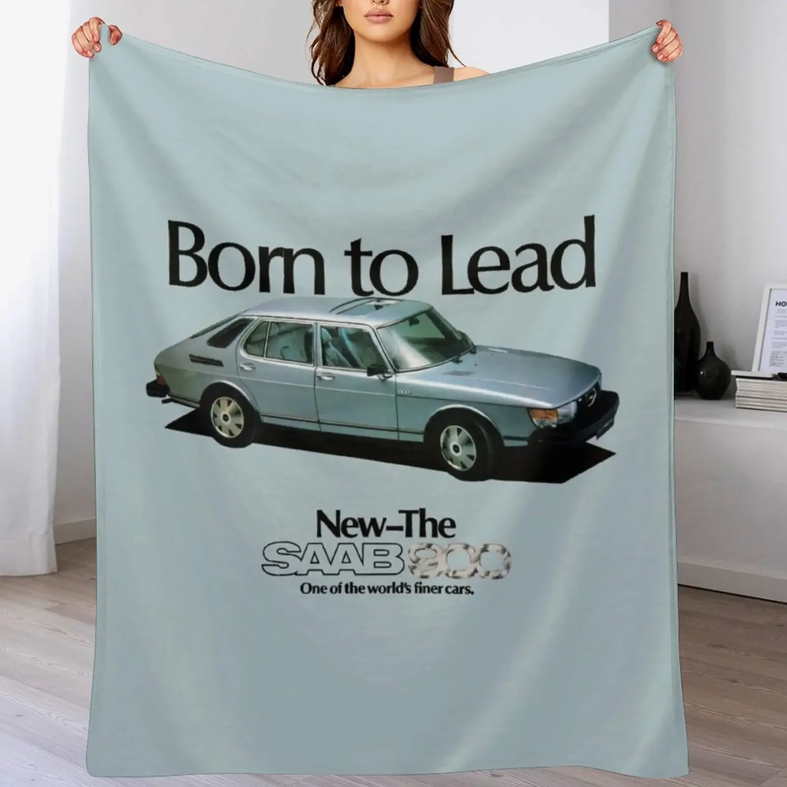 

SAAB 900 - ADVERT Throw Blanket Decorative Sofa wednesday Personalized Gift Blankets