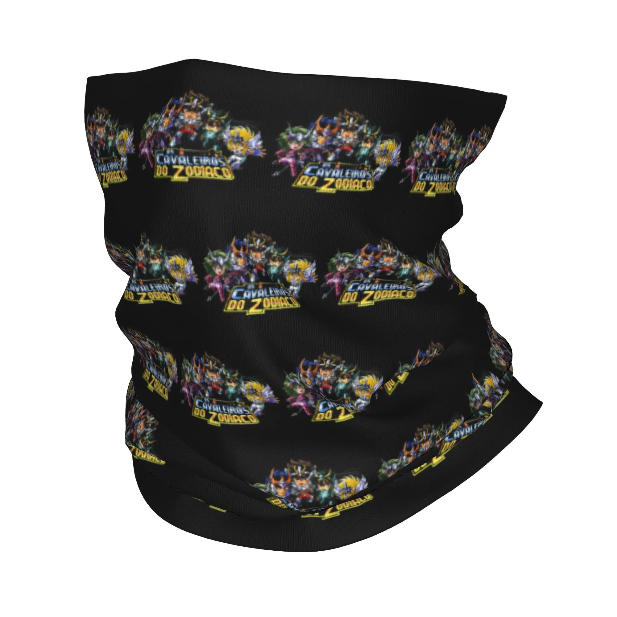 Saint Seiya Knights of The Zodiac Bandana Neck Gaiter UV Protection Face Scarf Cover Anime Manga Cartoon Headband Tube Balaclava