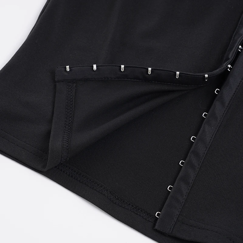 SUCHCUTE Y2K Slim T-Shirt mit Knopfleiste vorne, einfarbig, kurzärmelig, für Damen, zum Ausgehen, lässig, ästhetisches Crop-Top für den Sommer – Detail 10