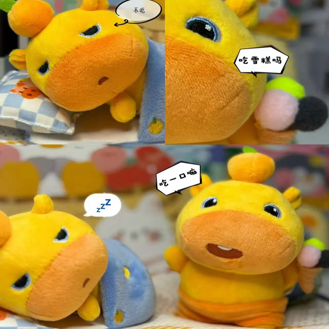 Kawaii لولو قلادة حقيقية كابيبارا لولو كبيرة أفخم حقيبة ظهر الطالب المفاتيح الطرفية قلادة هدية