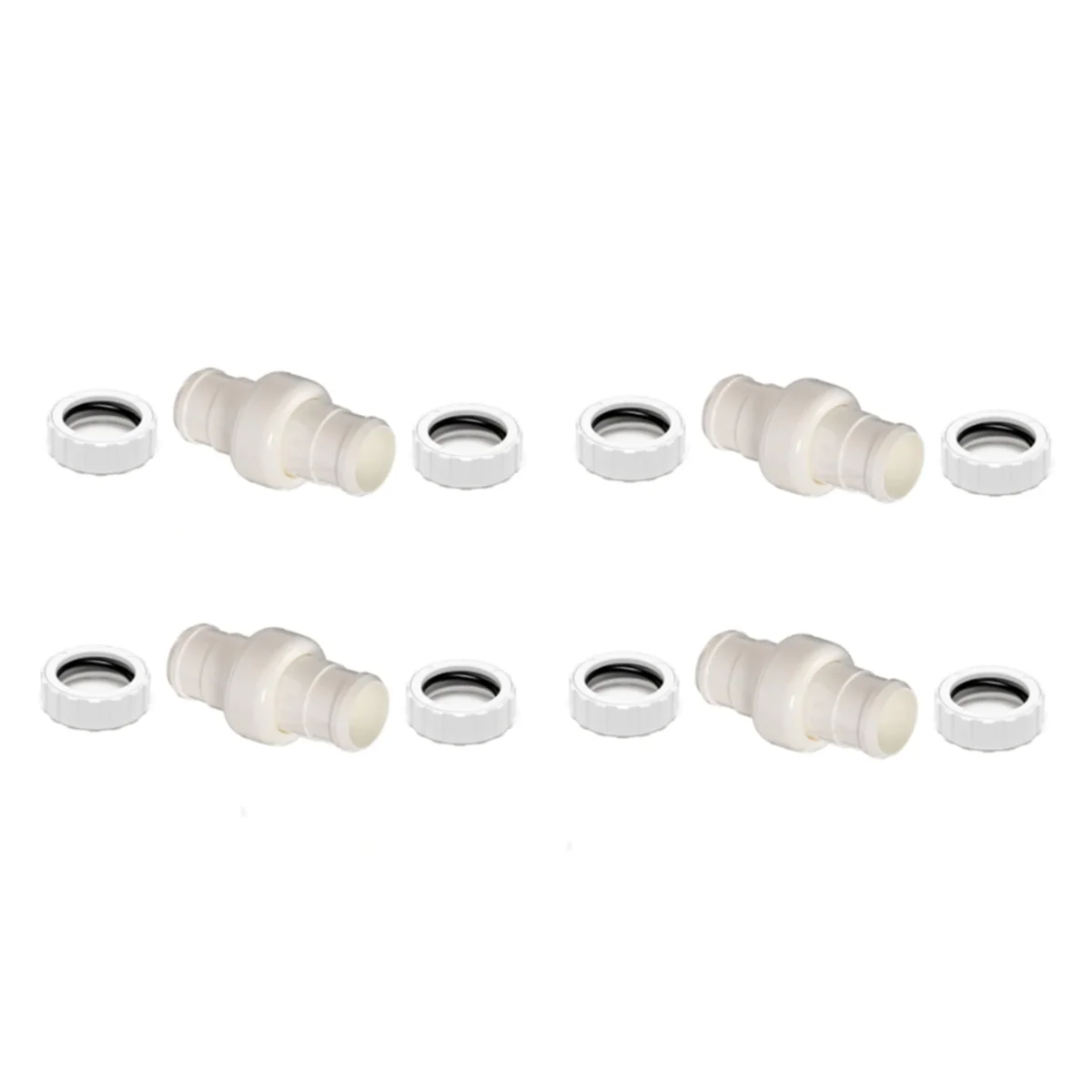 BRILLIANT 4Set Hose Swivel 9-100-3002 and Hose Nut 9-100-3109 Combo Kit for 360 Pool Cleaner Pool Cleaner Accessories