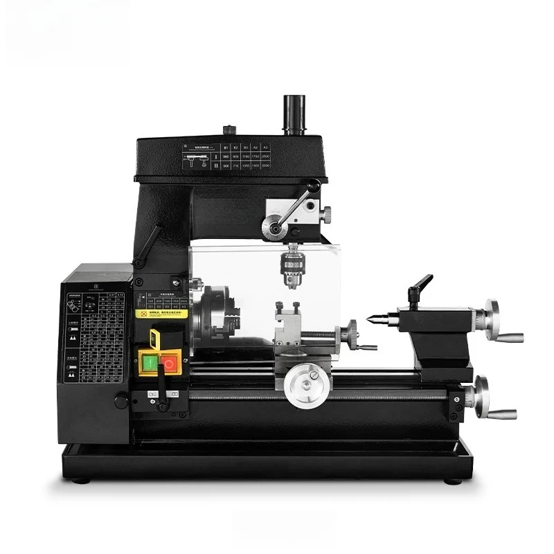 CT125 Mini Lathe Drilling and Milling Machine Micro Lathe Clock Machine Tool Teaching Machine Multifunctional