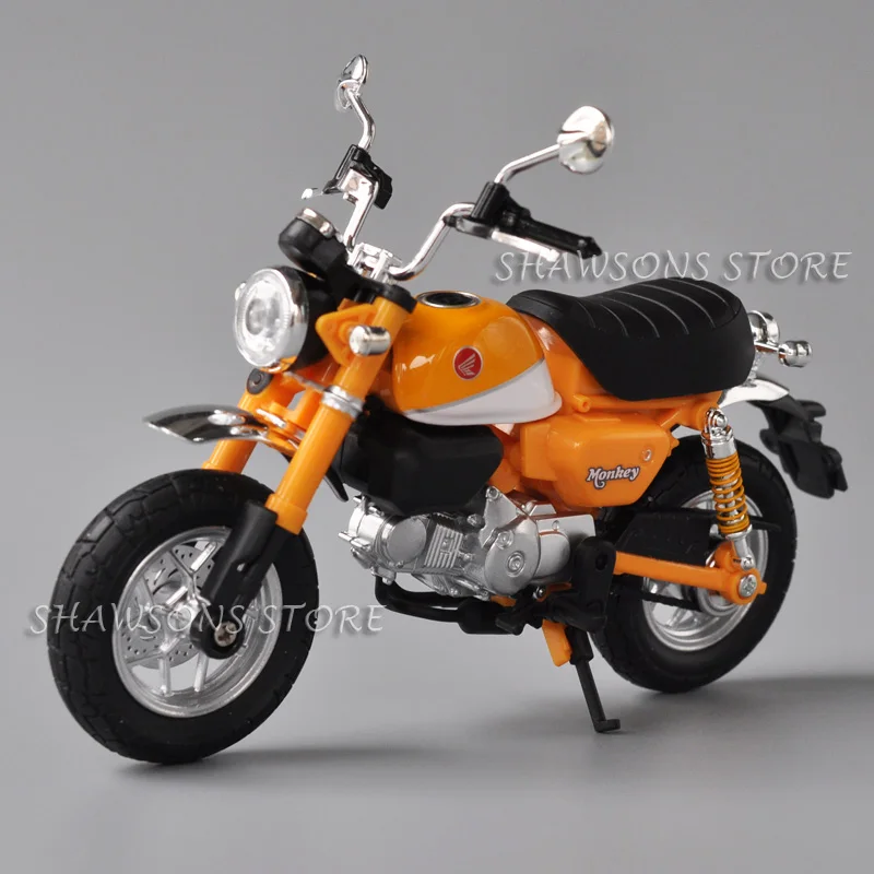 1:12 Scale Diecast Model Motorcycle Toys Monkey125 Mini Bike Miniature Replica