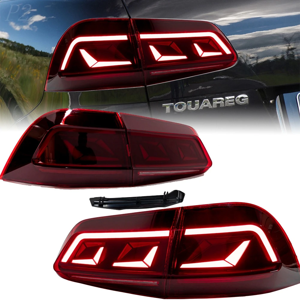 Tail Light For VW Touareg 2010-2018 автомобильные товары Rear Lamp Hella LED Lights Car Accessories Passat New Style Taillights