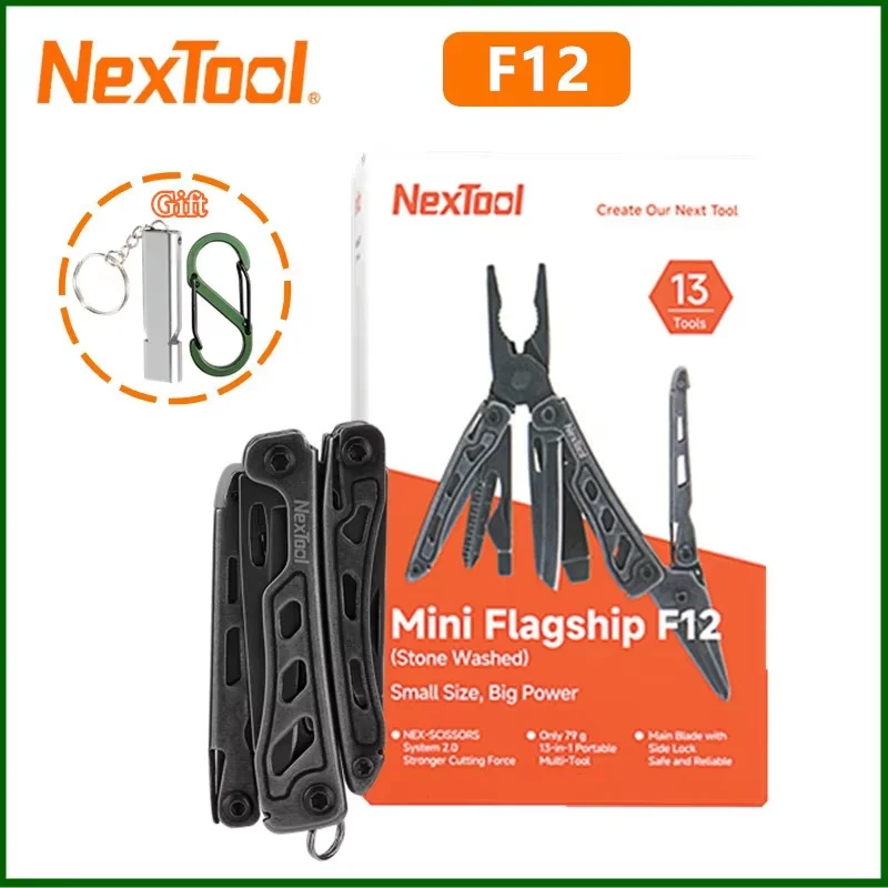 

NexTool 13 In 1 Mini Flagship F12 Multi Functional Tool Folding EDC Multitool Screwdriver Pliers File Ruler Outdoor Hand Tools