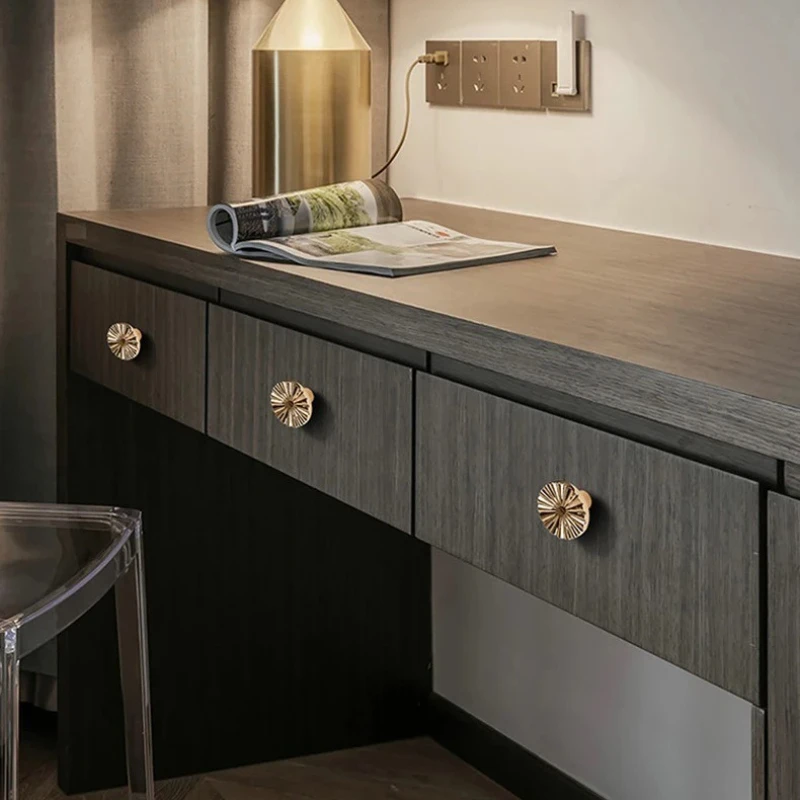 مقابض باب تخزين خزانة المطبخ، مقابض ذهبية لتزيين المنزل، مقبض للأثاث، درج خزانة المطبخ