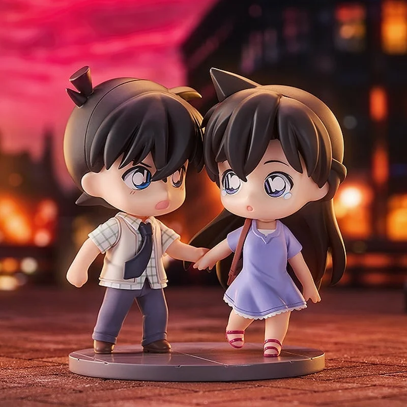 

[In Stock] Genuine Detective Conan Anime Toy Conan Edogawa Mouri Ran Anita Hailey Cute Manga Figurine Model Ornament Toy