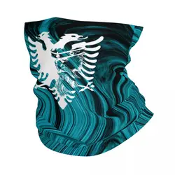 Hero White Bandana Neck Cover Motorcycle Club Albanian Eagle Face Scarf Multifunctional Headwear Cycling Unisex Adult Winter