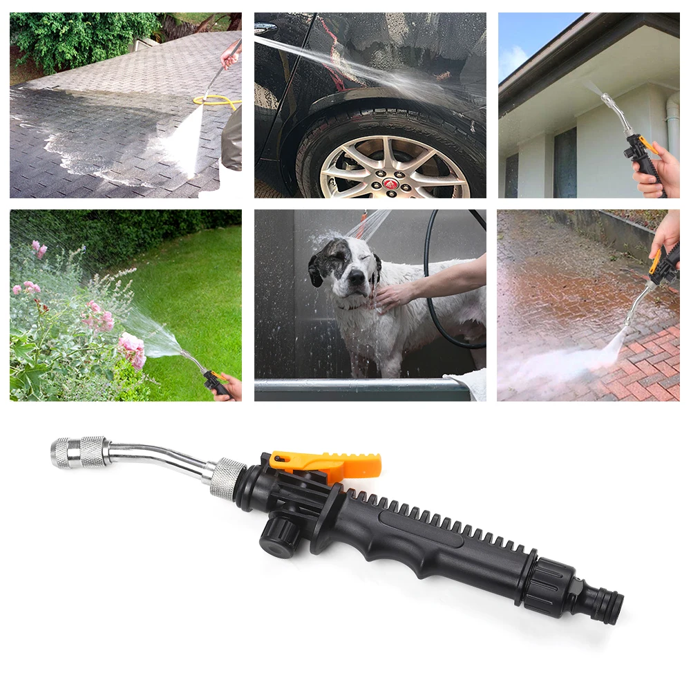 2-in-1 High Pressure Washer 2.0 Jet Nozzle Fan Nozzle Safely Clean High Impact Washing Wand Water Spray Washer for Home