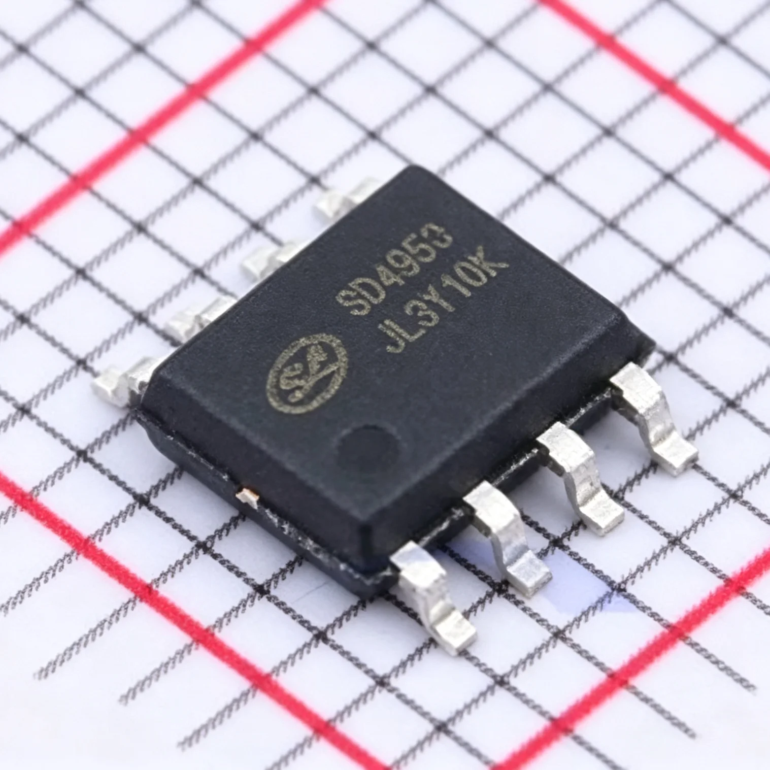 10PCS SD4950TR Marking SD4950 SOP-8 SOIC-8 IEEE 802.3AF 960mA 0.96A 160~200kHz 36V~72V NEW Original IC chip PD DC/DC controller