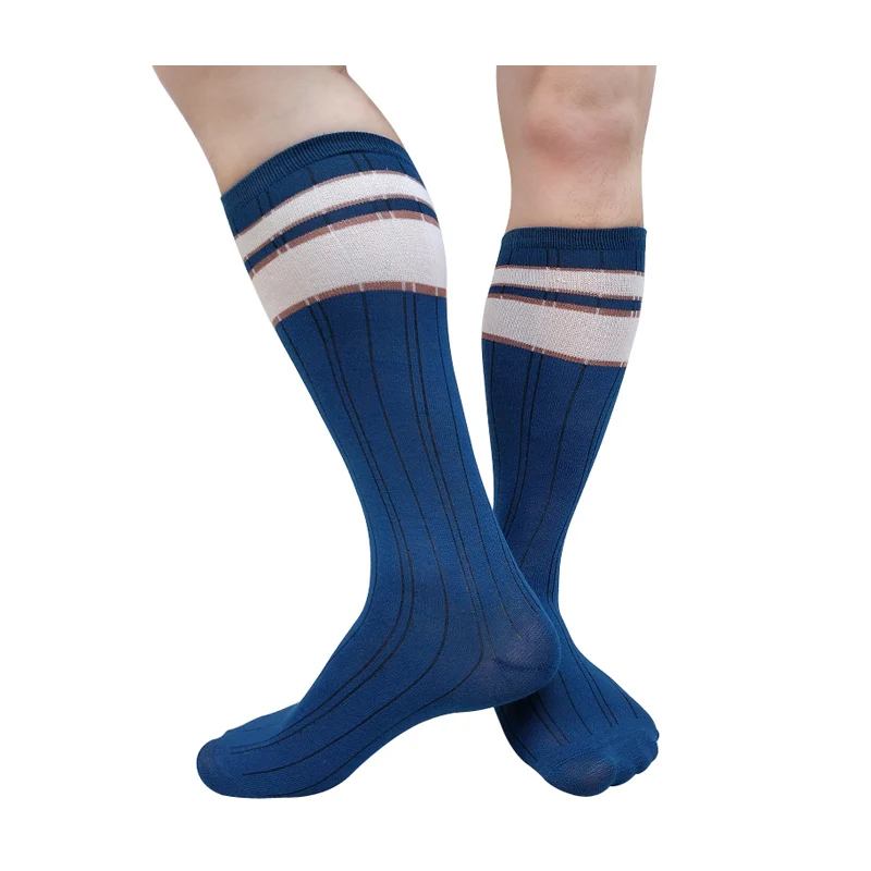 

Cotton Mens Formal Socks Over The Calf Long Tube Male Dress Socks Breathable Funny Business Socks Hose Sexy Lingerie