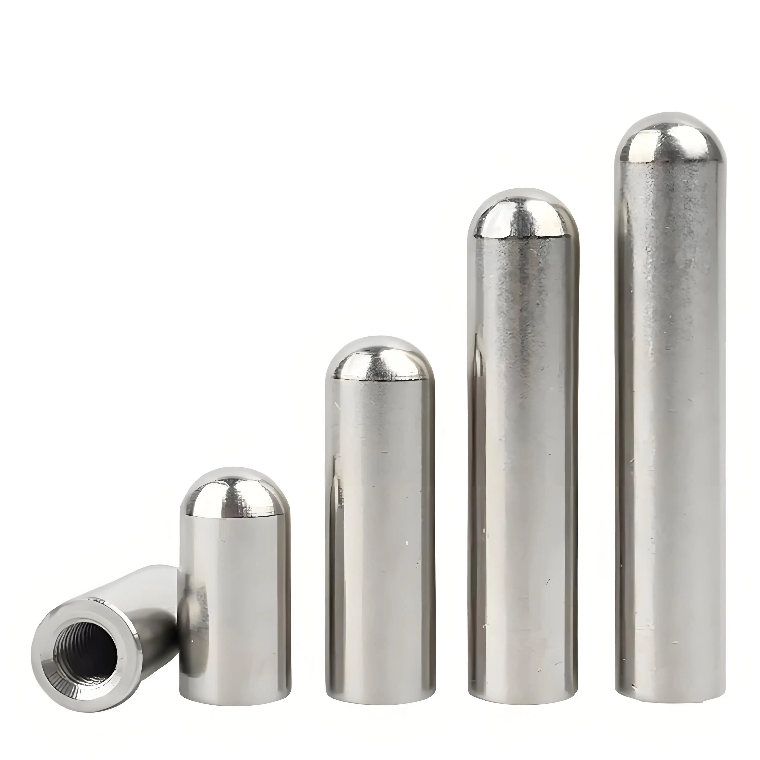 M2 M3 M4 M5 M6 Tassello Filettatura interna Vite Dado Singola testa rotonda 304 Perno cilindrico in acciaio inossidabile Perno di posizionamento hardware