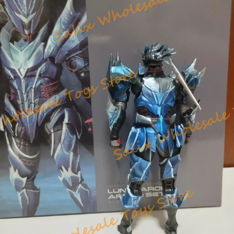 متوفر في المخزون مجموعة Kaiyodo Lunagaron Revoltech مذهلة Yamaguchi Monster Hunter Rise: Sunbreak Lunagaron مجموعة نموذج لجسم دمى هدايا