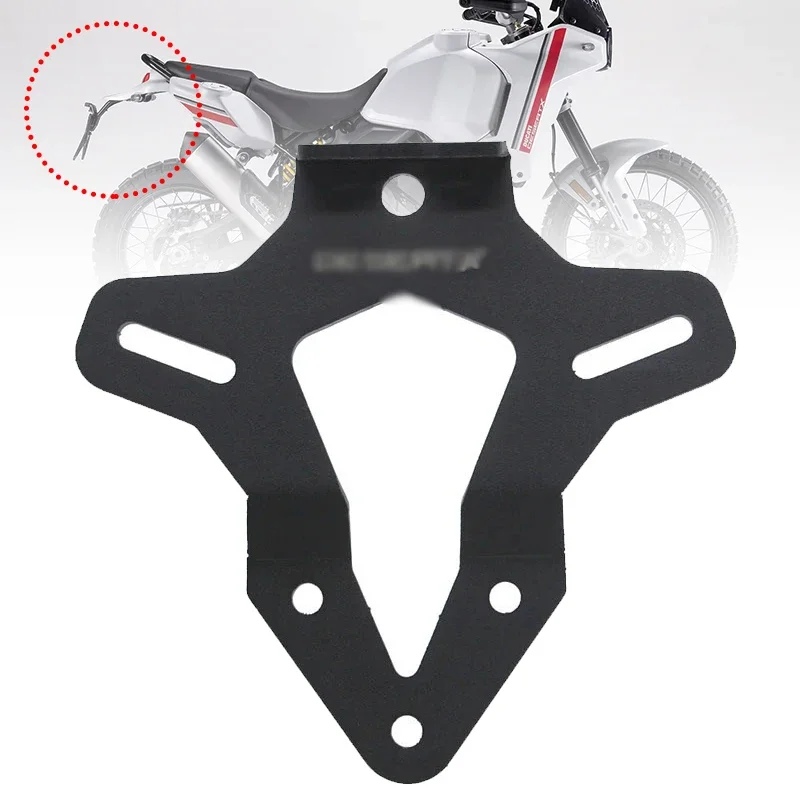 

Motorcycle Metal License Plate Holder Turn Signal Hole Position Rear License Plate Fixing Bracket For Ducati Desert X 2022-2023