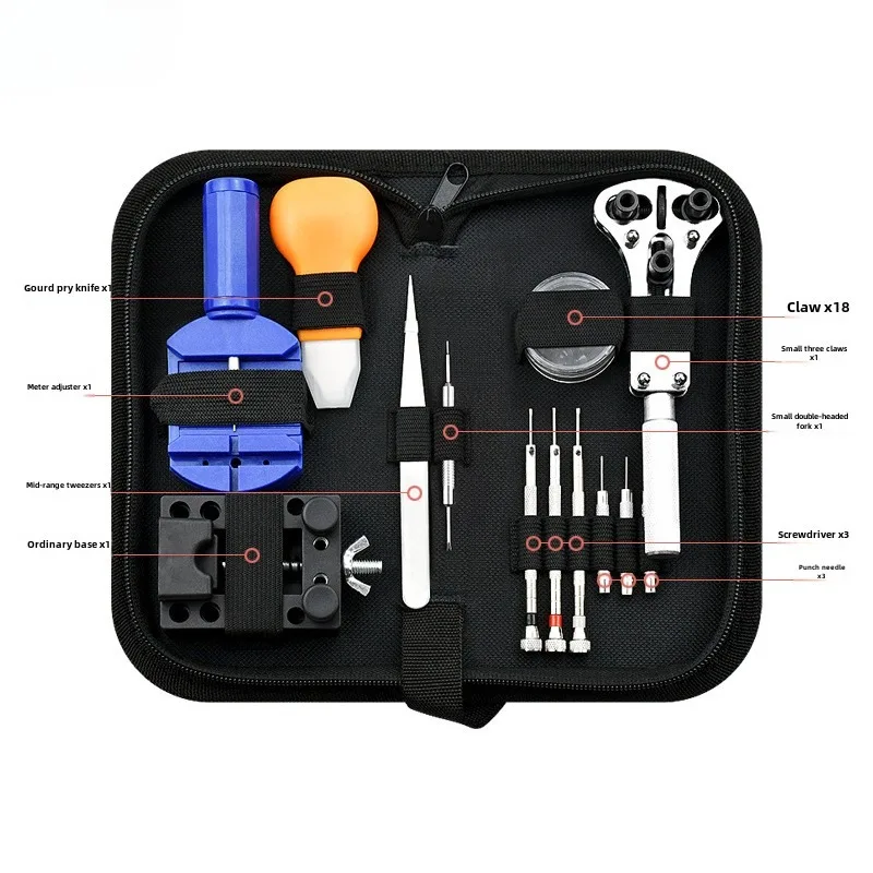 30pcs Watch Repair Tool Kit Watchmaker Link Pin Remover Case Opener Spring Bar Horlogemaker Gereedschap nh35 Clock Repair Set