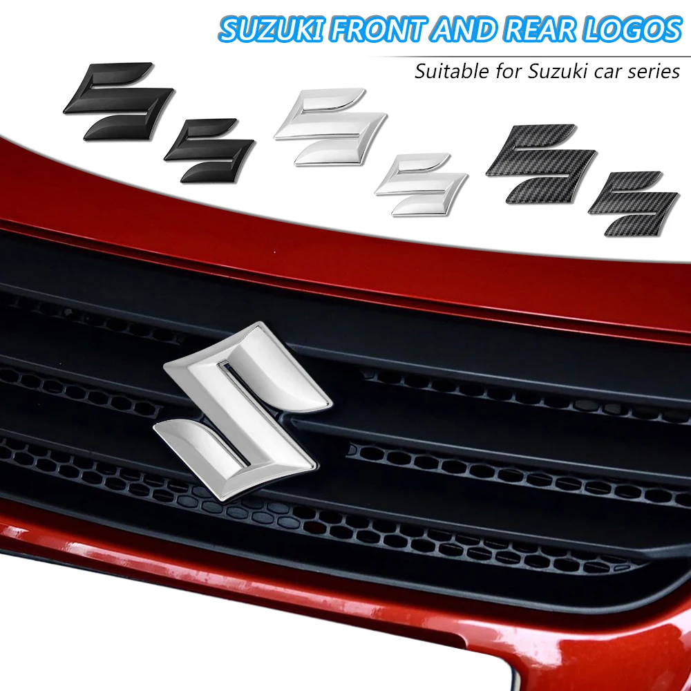 سيارة الجبهة مصبغة شارة الخلفية شعار ديكور لسوزوكي جديد ألتو سويفت Tianyu SX4 Shangyue Ruiqi Baleno Kaiser Jimny اكسسوارات السيارات
