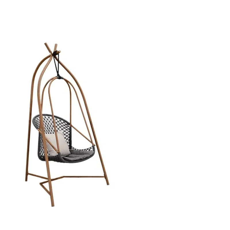 Chlorophytum swing chair Mori courtyard garden terrace rural yard rocking chair