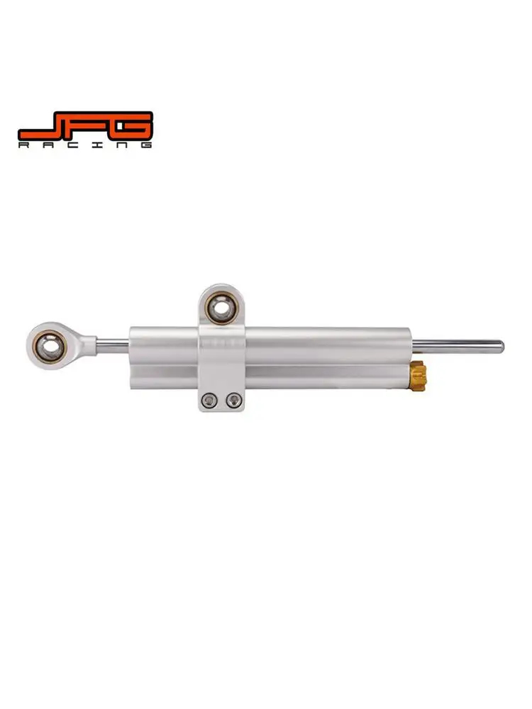 AliExpress JFGRACING Motorcycles Parts Adjustable Damper Steering Stabiliz 245mm steering stabilizer for Honda Kawasaki Street Bike Durable