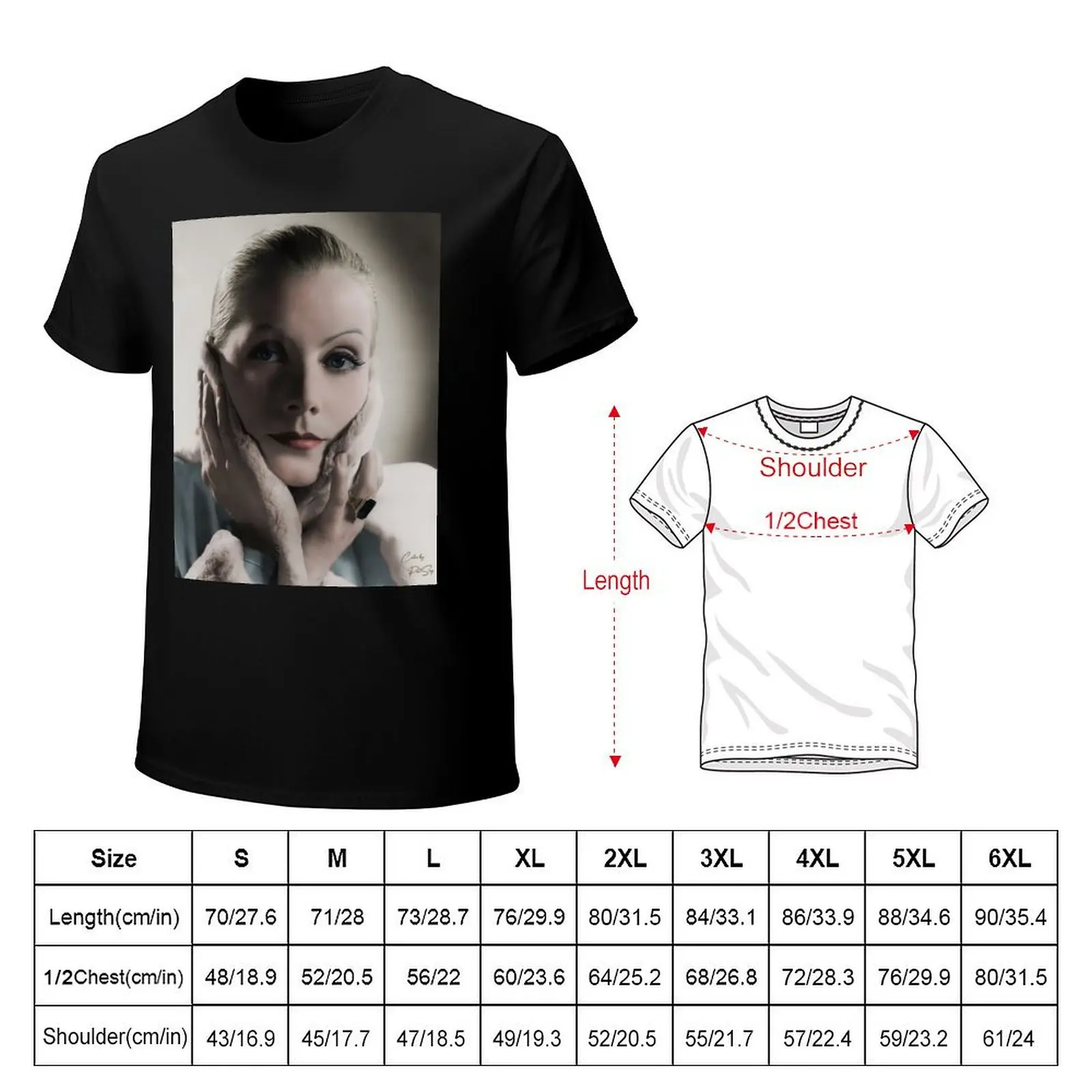 Greta Garbo 1931 T-Shirt Water Resistant Casual T-Shirt
