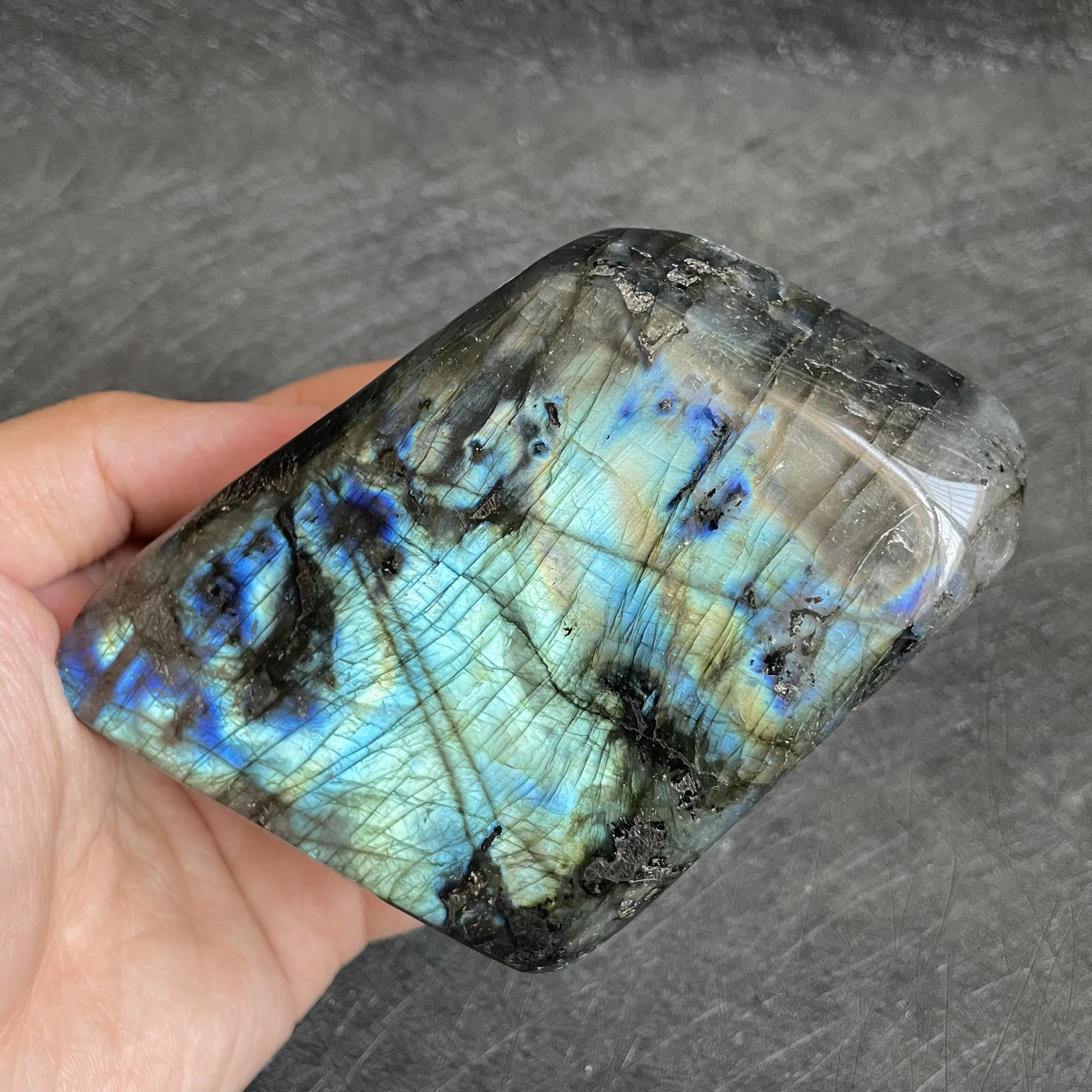 686g Natural Crystal Labradorite Gems Decoration Rough Rock Quartz Moonstone Spiritual Healing Reiki