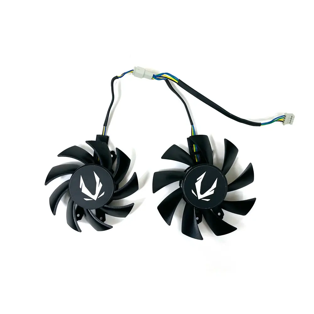 Original 75mm 65mm  GA72S2U GA82S2H GTX 1660S、1660Ti GPU Fan，For ZOTAC GAMING GTX 1660 SUPER、1660 TI、1660 Video card cooling fan