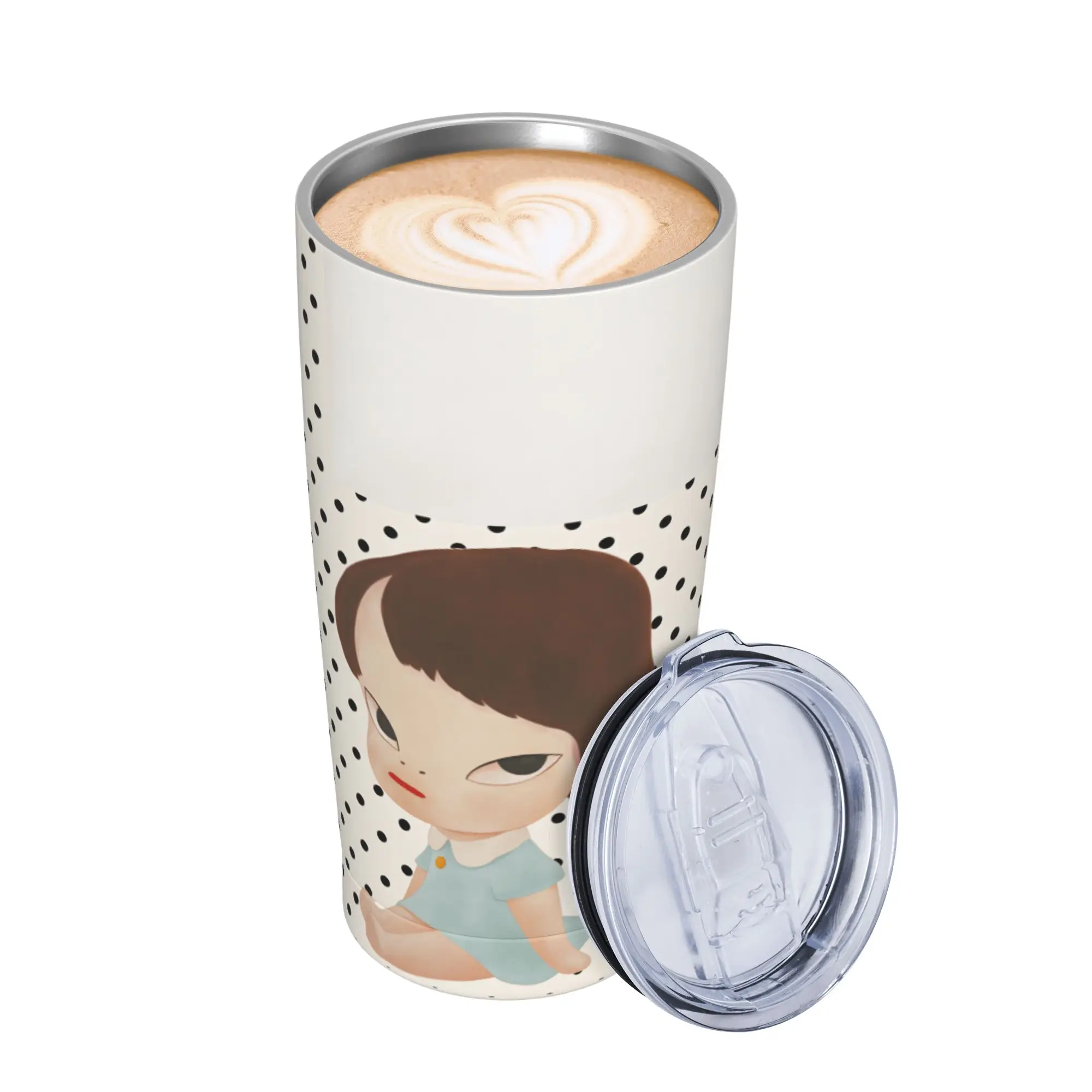 Stainless Steel Tumbler Y-Yoshitomo Nara Coffee Mug  Keep Heat Cold and Hot Mugs Cup Travelist Graphic Water Bottle
