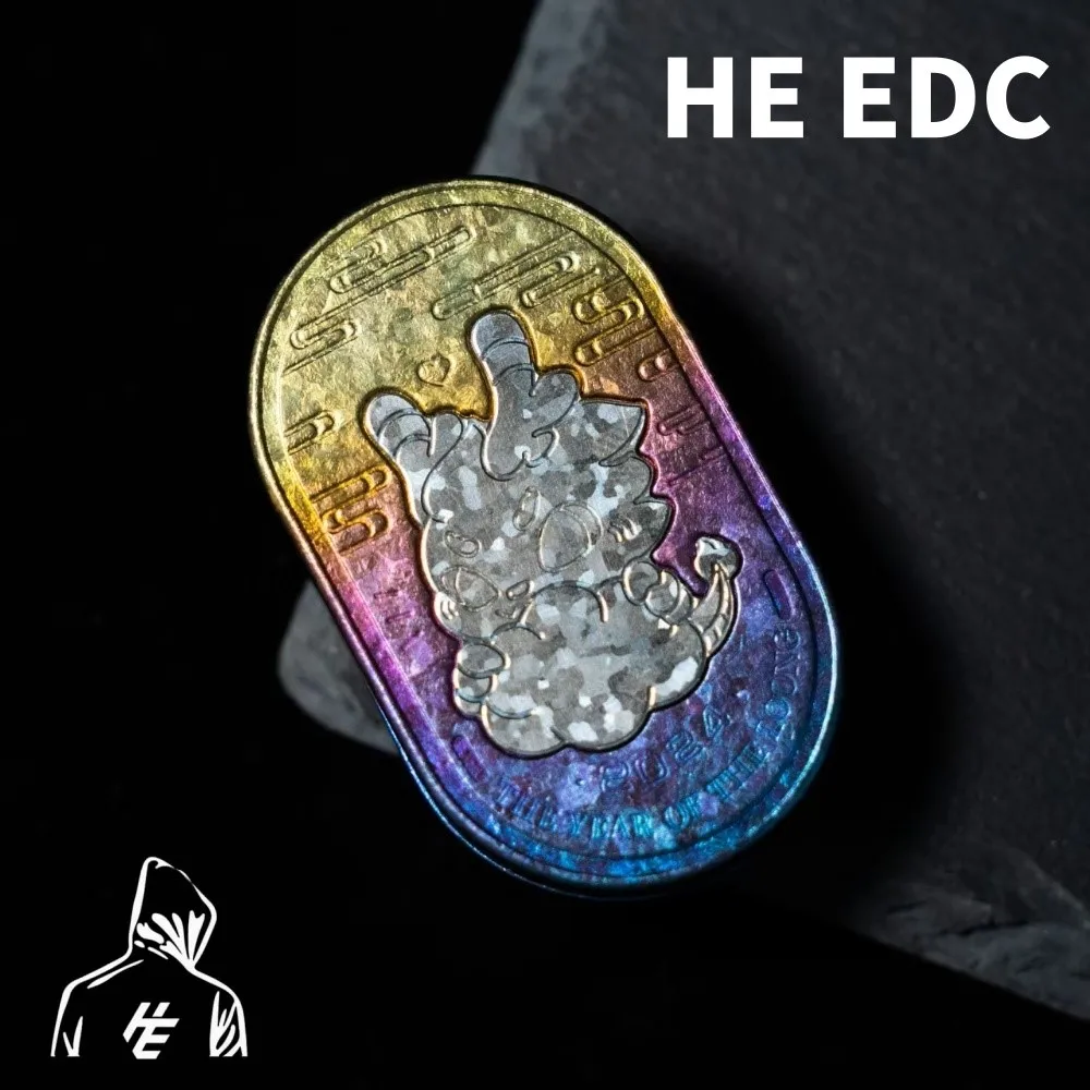 

HE EDC LINGYUN 3.0 Fidget Slider Rotates Left And Right 360° Anxiety Relief Gadgets Fidget Toys Adults Office Desk