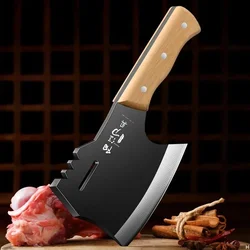 Kitchen Stainless Steel Sharp Ax Bone Chopping Knife Butcher's Special Large Bone Household Lamb Chop Cleaver Accessories Tools