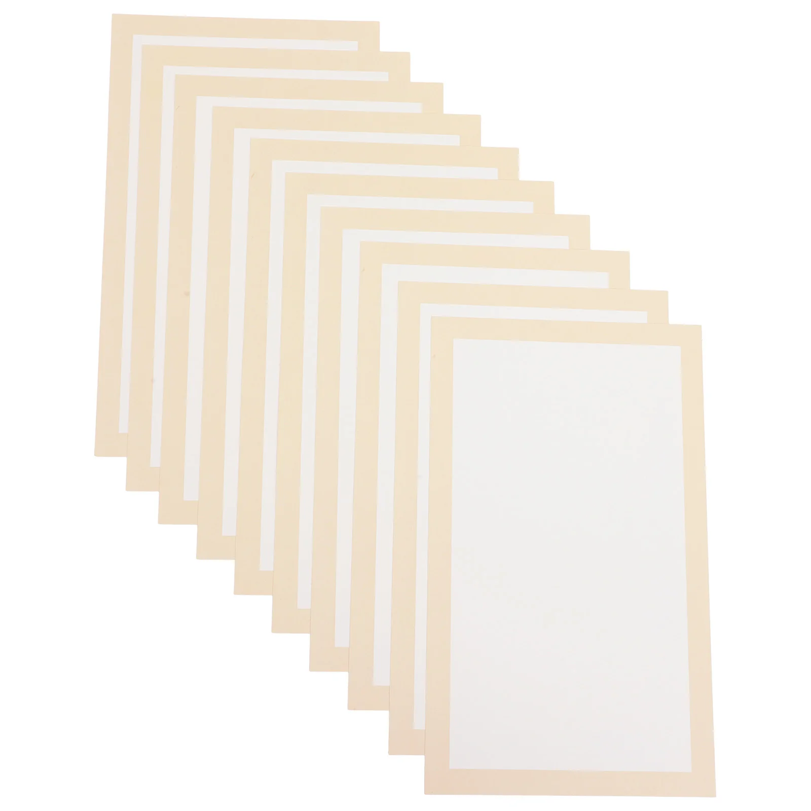 10 Sheets Raw Rice Cardboard Paper for Painting Multi-function Chinese Calligraphy Professional Writing Blank Xuan