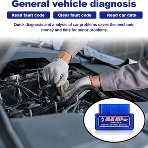 ELM327 V2.1 OBD2 ماسح تشخيصي للسيارة ، أداة فحص المحرك ، قارئ الكود ، كاشف عيوب السيارة أفضل 6 مبيعات لأجهزة تشخيص السيارات - رقم 1