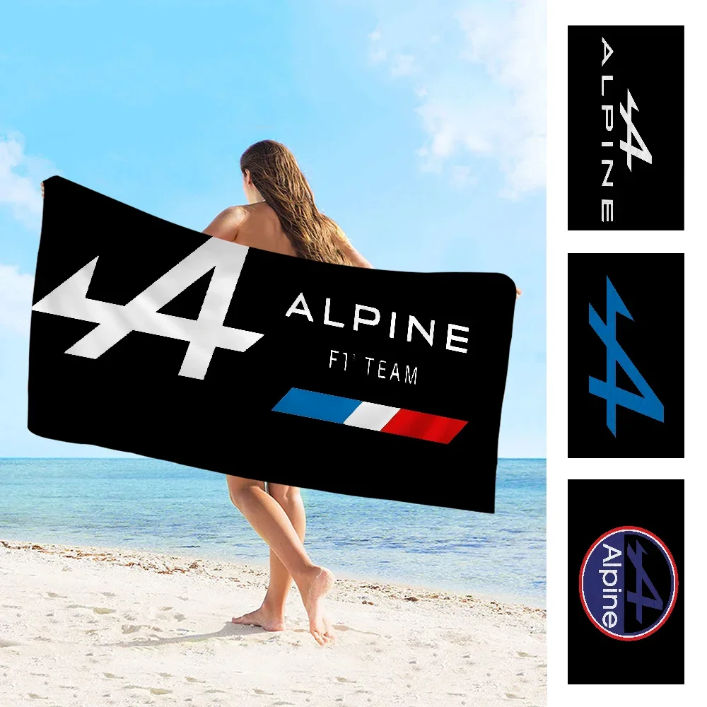 A-Alpine Automobiles Microfiber Blanket Quick Drying Beach Towels Oversized Printing Super Absorbent Pool Towel Blanket